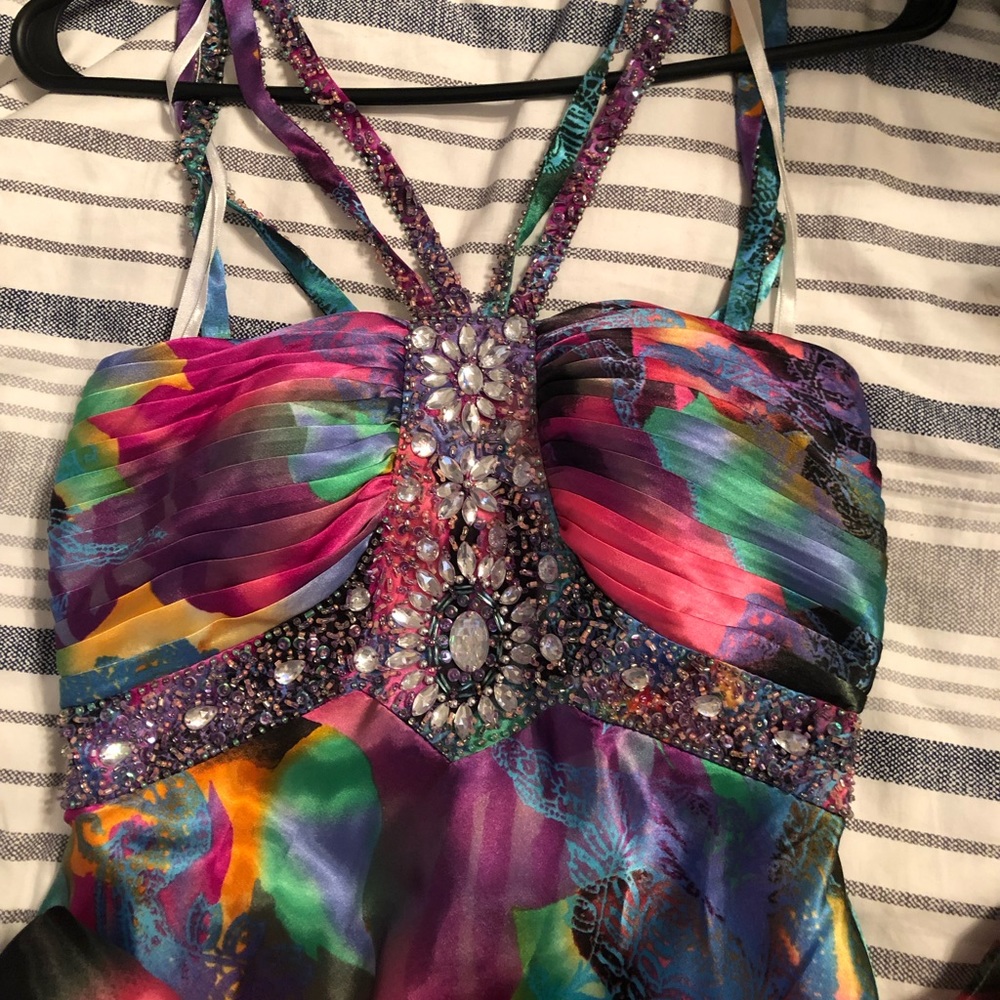 Beautiful, formal dress.